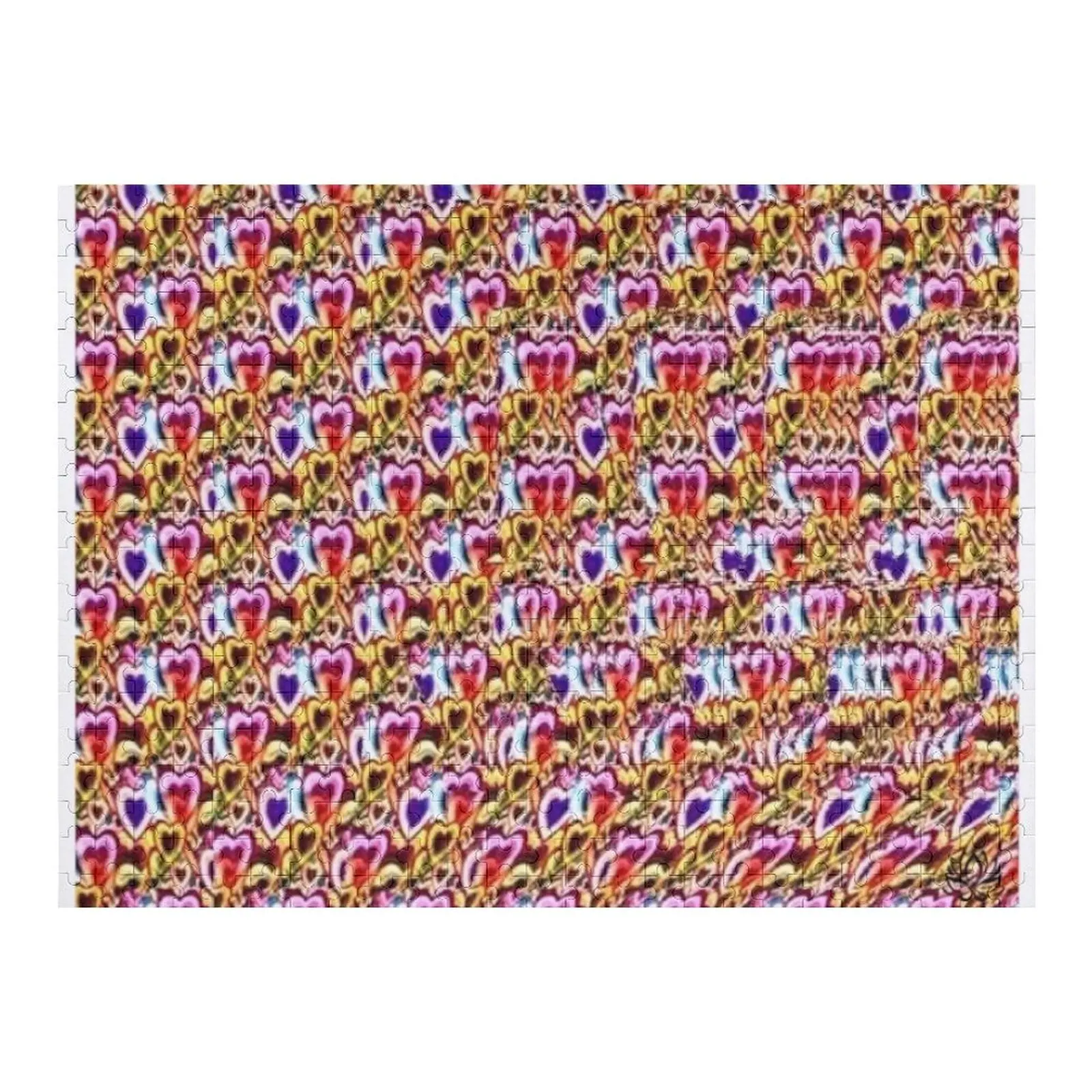 Rompecabezas de estereograma I Heart (Amo) para niños, juego de animales de madera, regalo de madera personalizado, rompecabezas de juguete para niños con nombre personalizado