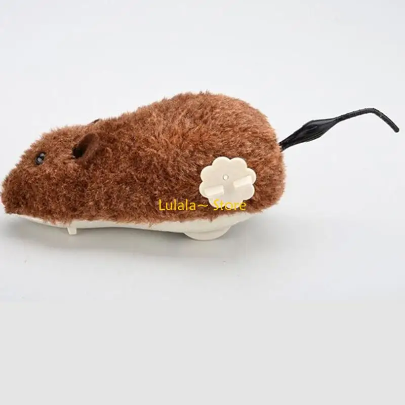 Y4QA – jouet souris à remonter, jouets à remonter, compagnie réaliste avec queue virevoltante