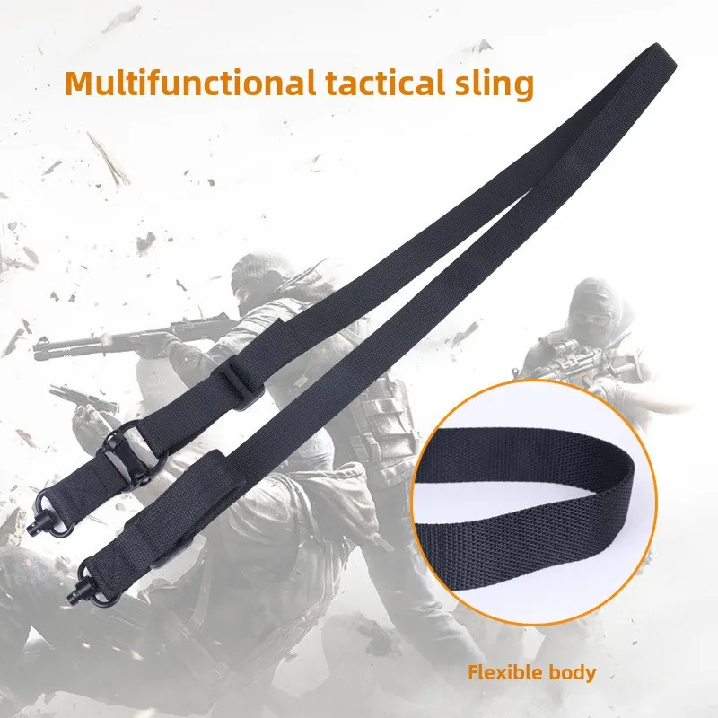 MS4 Tactical Sling With QD Base Usage Outdoor One or Two Point Belt Safety Rope Military Outdoor Sport Belts Accessories