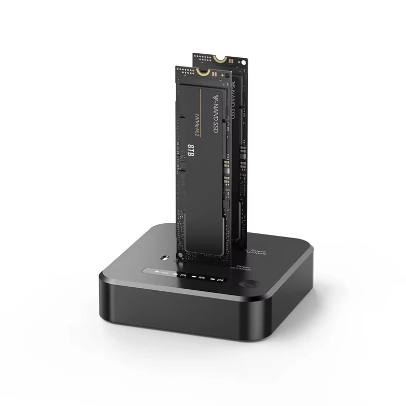 EE1 M2 Cloner Docking Station Clone Duplicator M2 PCIE NVME SSD Enclosure With Offline Clone External Nvme Enclosure Clone