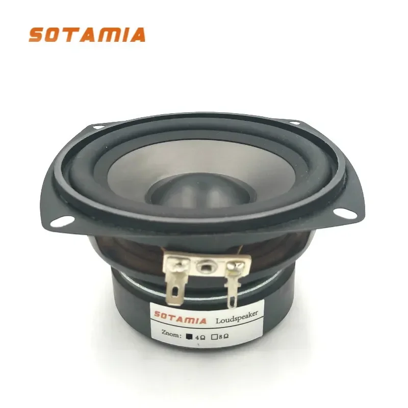 

SOTAMIA 1Pcs 4 Inch Midrange Bass Speaker Driver 4 Ohm 30W Home Theater Music Audio Woofer Speaker Power Loudspeaker DIY