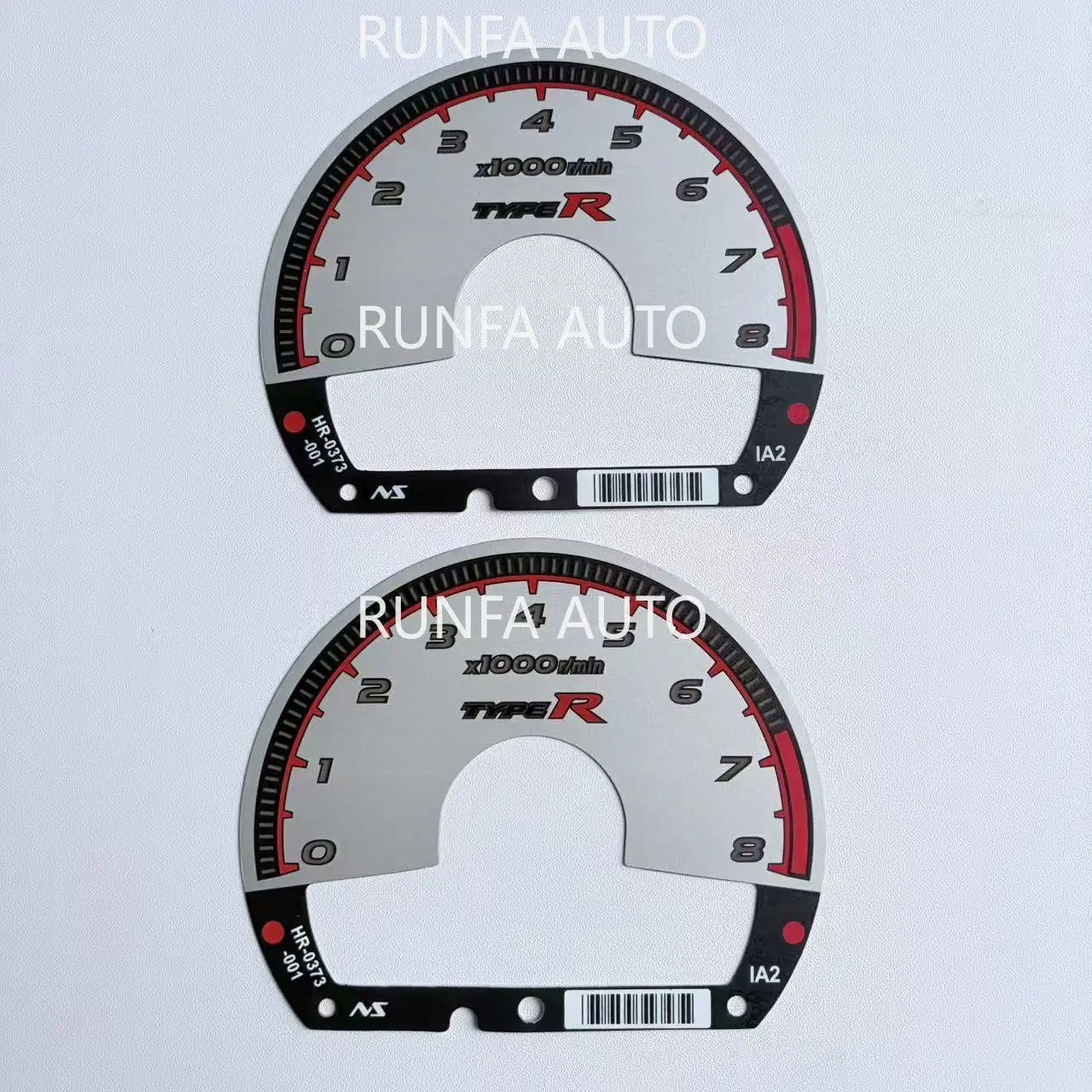 Gauge Face Tachometer Dial for Honda Civic EX, EX-L, LX, LX-S, DX, DX-VP, Hybrid Type-R Style MUGEN