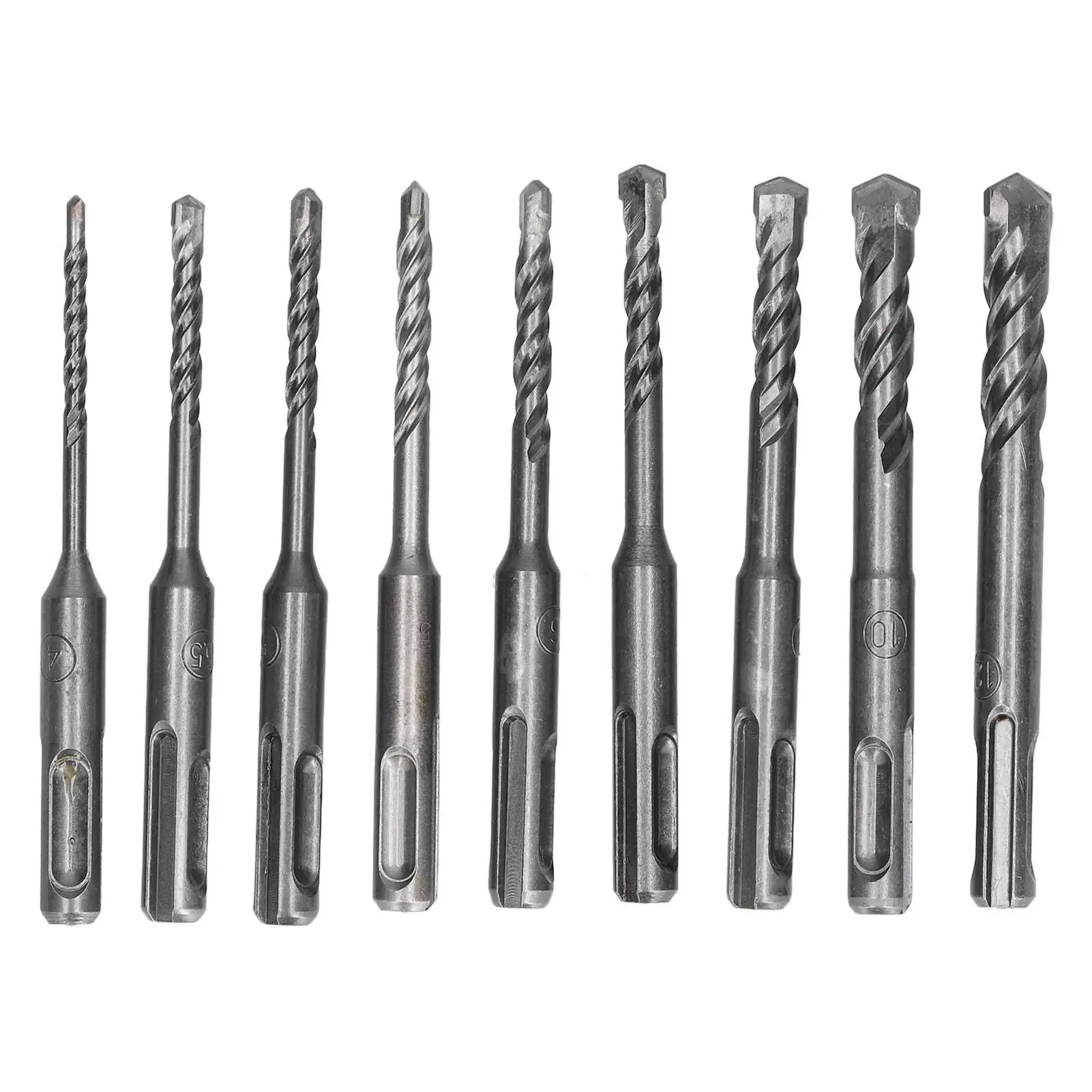 Masonry Drill Bit Set - Hammer Drilling Bits for concrete , for stone , and for brick