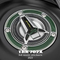 2023 Trk 702x Motorcycle Accessories 3D Gel Epoxy Resin Sticker Kit Tank Pad for Benelli TRK 702X TRK702X 2023-