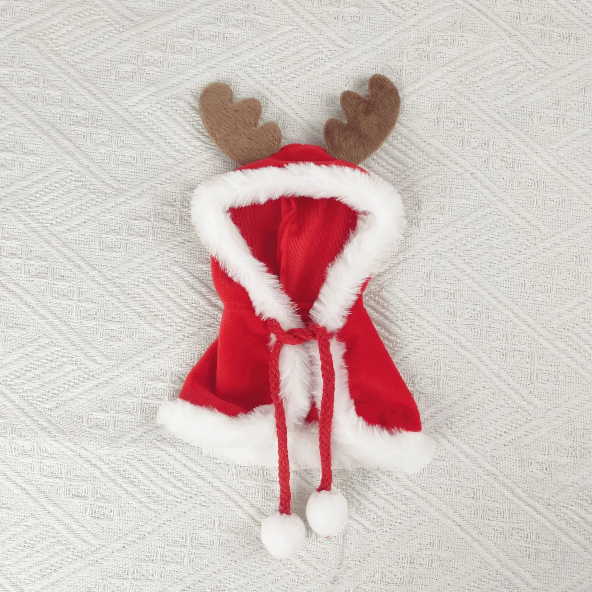 17cm mini roupas de boneca de pelúcia acessórios para labubu ídolo v1 v2 biscoito de natal homem camisola chapéu roupas presente de ano novo