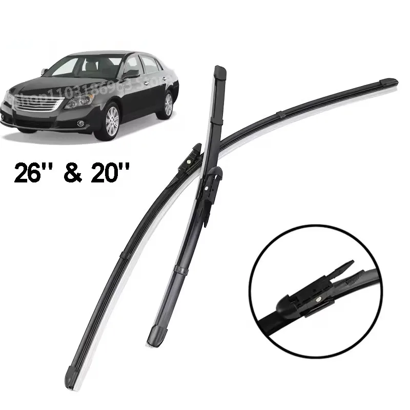

Wiper LHD Front Wiper Blades For Toyota Avalon XX30 2005 - 2012 Windshield Windscreen Window Car Rain Brushes 26"+20"