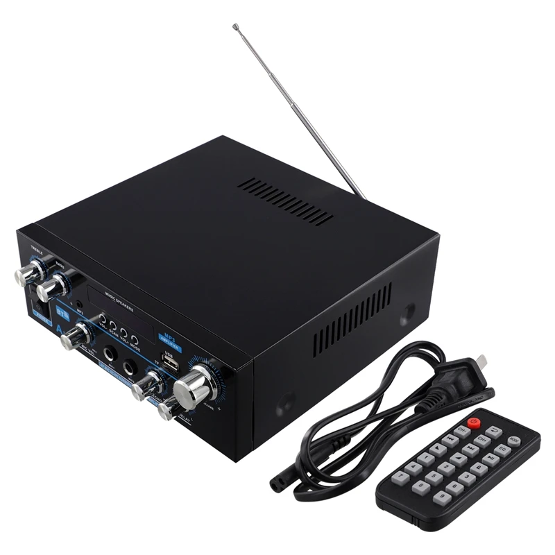

AK55 Audio Amplifier 2.0 Channel HIFI Digital Bluetooth Amplifier USB Digital Amplifier US PLUG