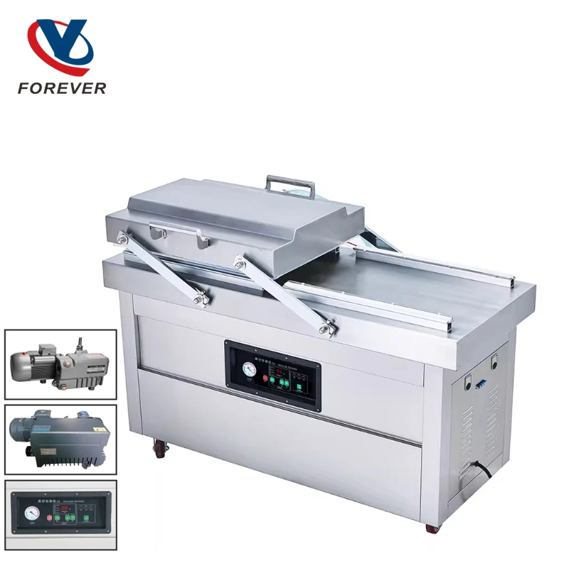 

600 Type Sealer Vacuum Food Automatic Deeply customizable Flat Saver Bags Kichen Commercial Packaging Machine Vaccum Packer