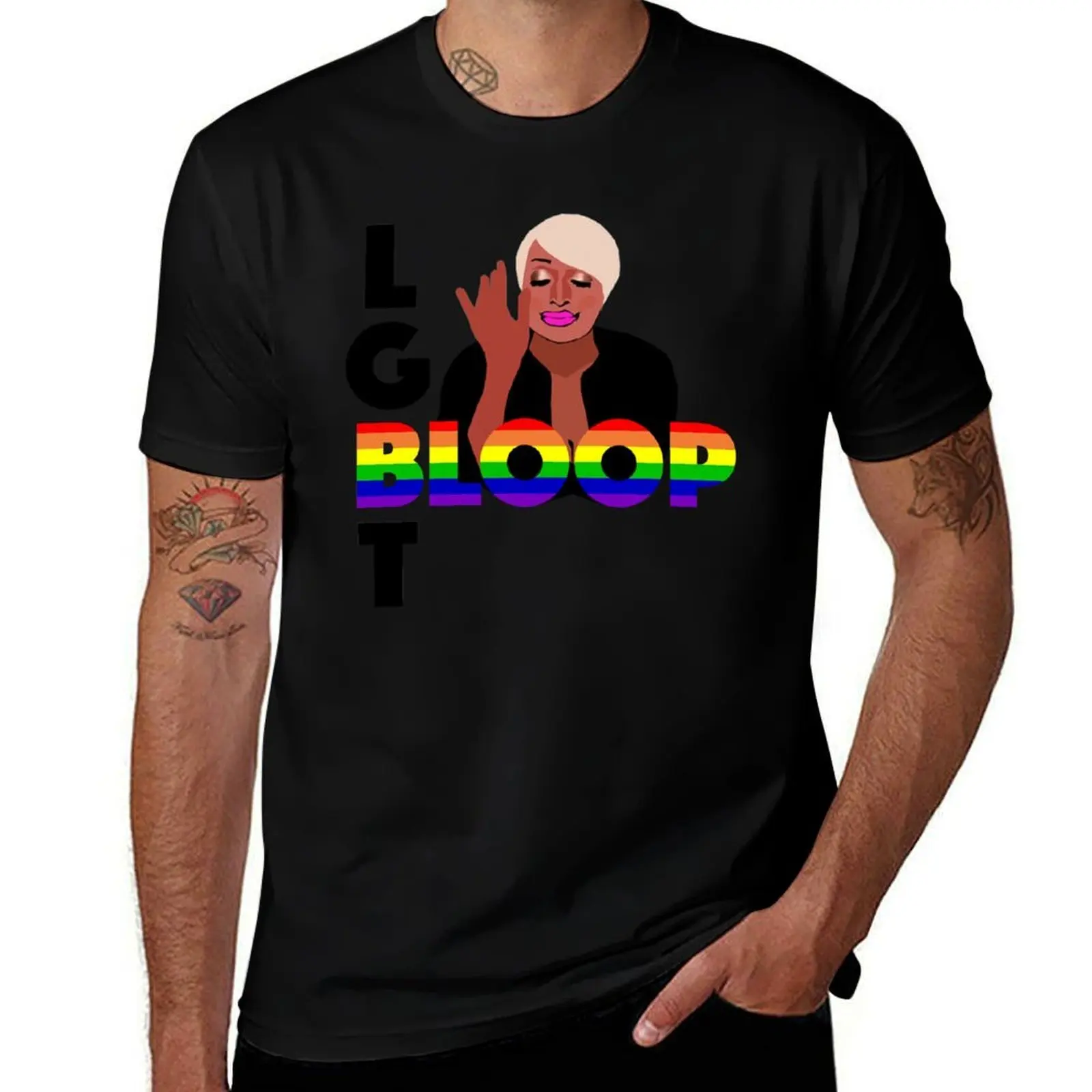 

NENE LEAKES| LGBT Bloop Pride|RHOA (Real Housewives of Atlanta) T-Shirt Work Style Casual T-Shirt