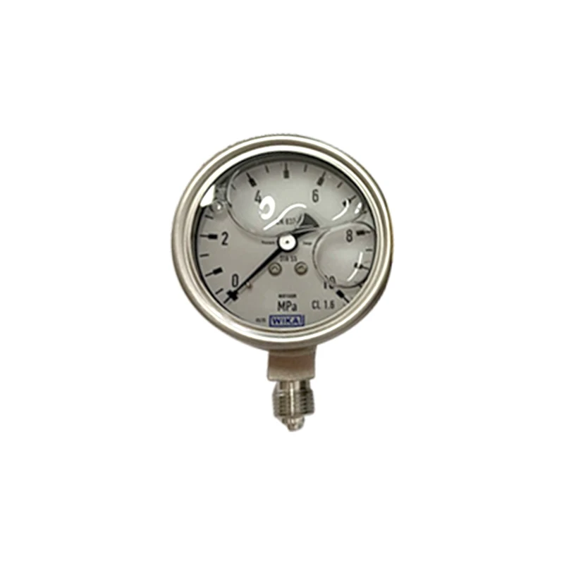 Radial Stainless Steel Manometer Pressure Gauge Air Oil Water Hydraulic Pressure Gauge WIKA Model:233.50.63