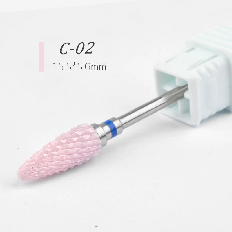 High-quality Ceramic Material Nail Drill Bits Precision Rotary Cutter Nail Milling Machine Manicure At Home Manicure Accessories