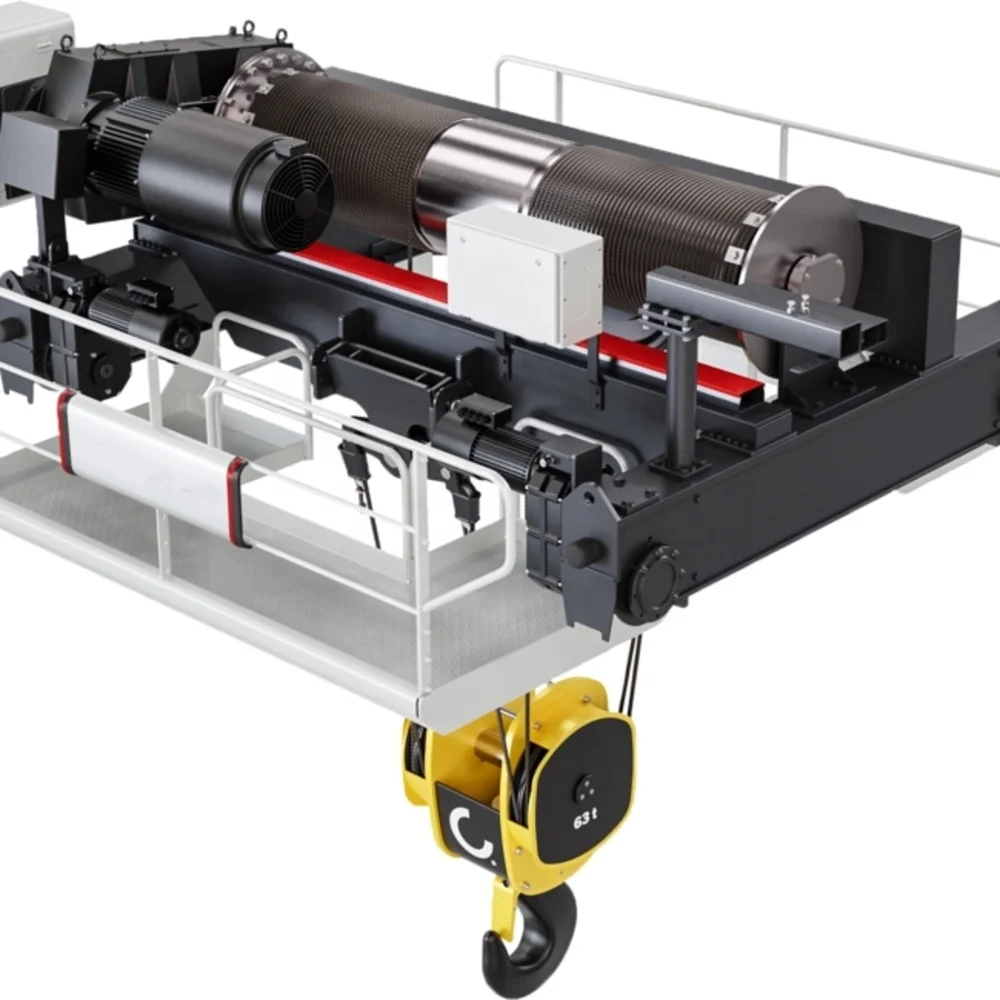 Trolley Crane Trolley for Heavy Winch Construction Winch Lifts Double