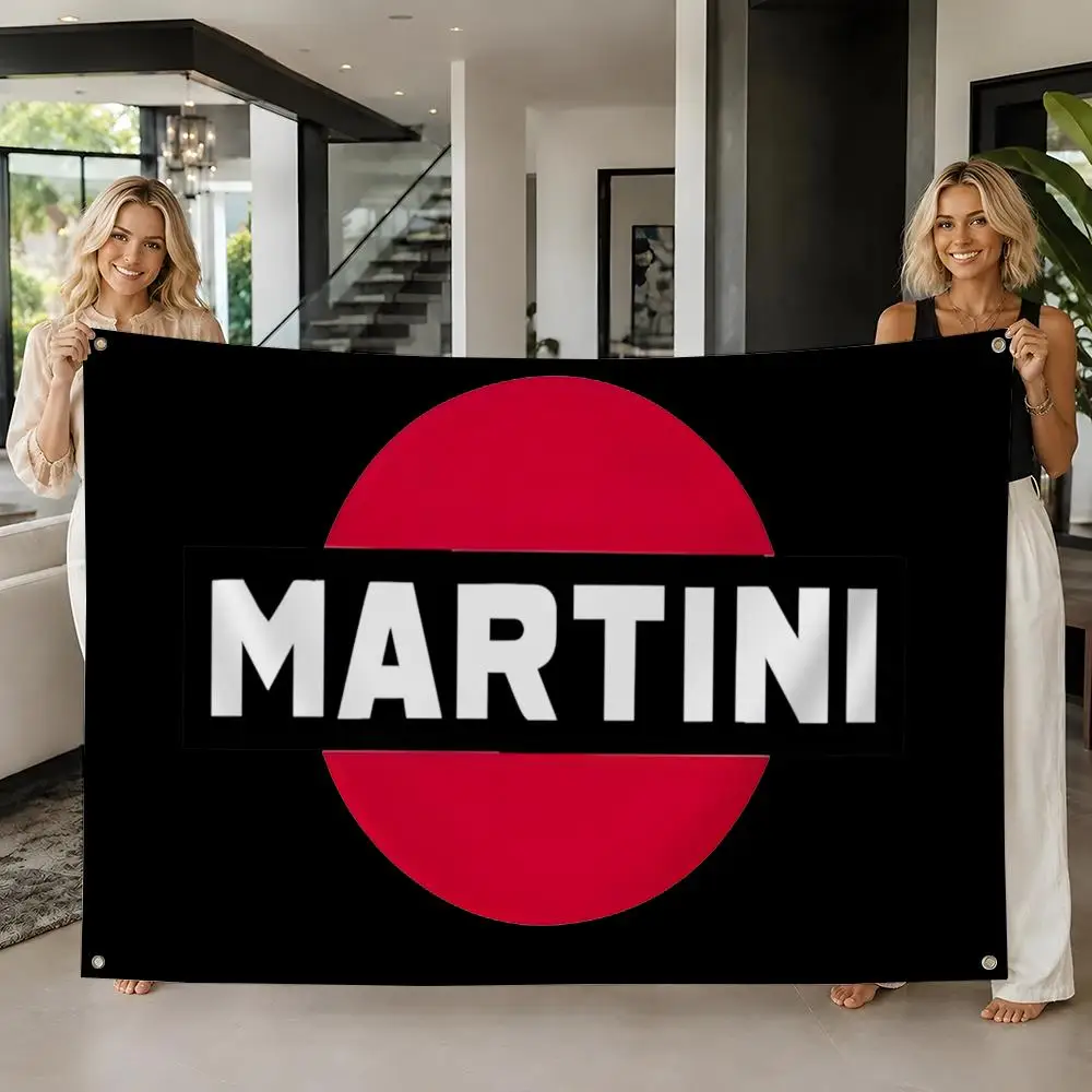 M-Martini Flags flag For Room Dorm Camping Picnic Art Style Garage Bar wall Decoration Banner