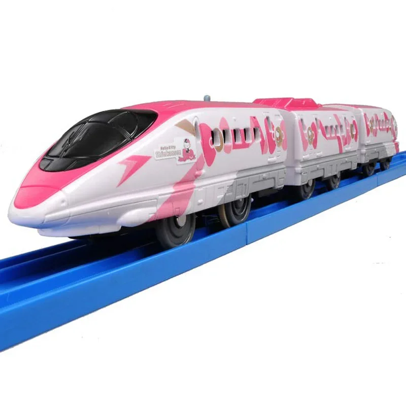 Japan Alloy Model Cars Toys Plarail Shinkansen SC Light Bear Keihan Railway Train Egg Yolk Brother Train Gift for Kid