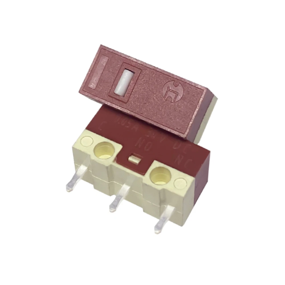 Micro interruptor silencioso original para mouse de computador HUANO, botão mudo, 20 milhões de cliques, 3 pinos, 0.05A, 1, 2, 5, 10, 20 pcs, novo