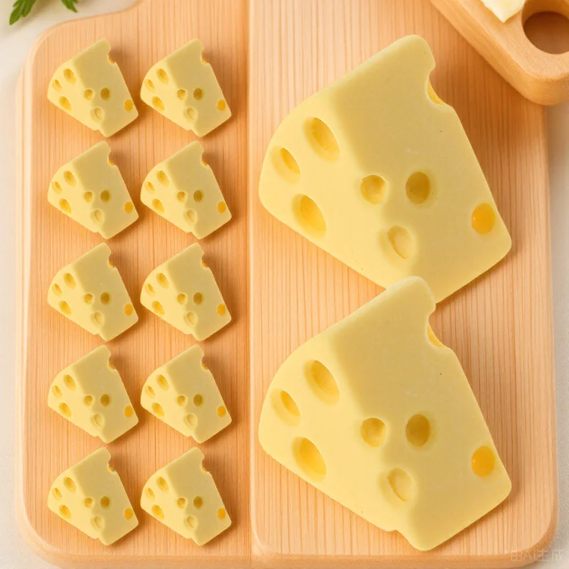 100 pezzi mini decorazioni artificiali di formaggio in resina custodia per telefono fai da te creazione artigianale piccoli accessori in resina decorazioni colore brillante unico