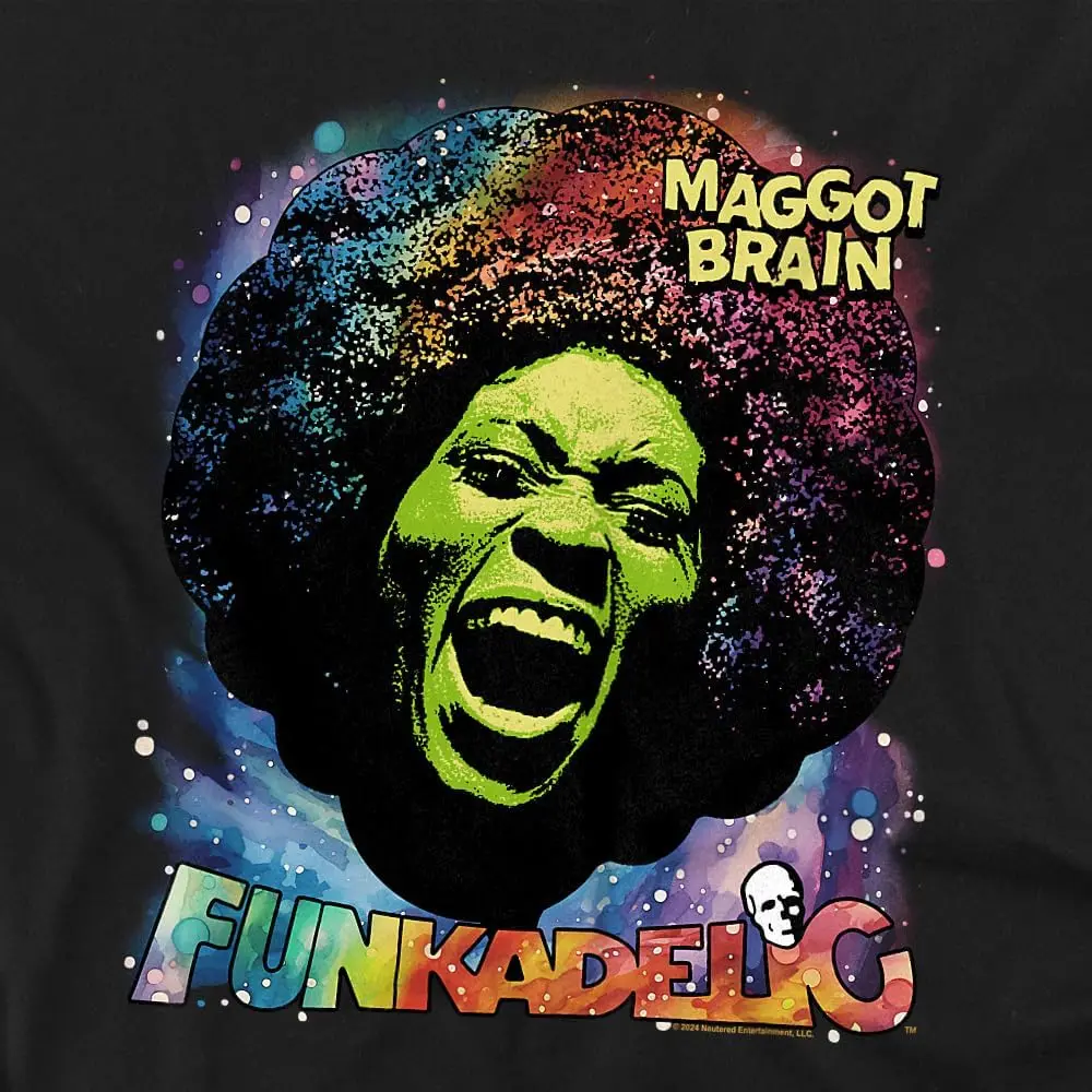 George Clinton Funky Maggot Brain Unisex Adult Canvas Brand T Shirt