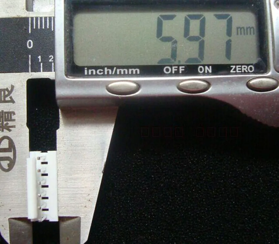 640454 -6 conector 6 pinos 2,54 mm 180 graus 100 unidades