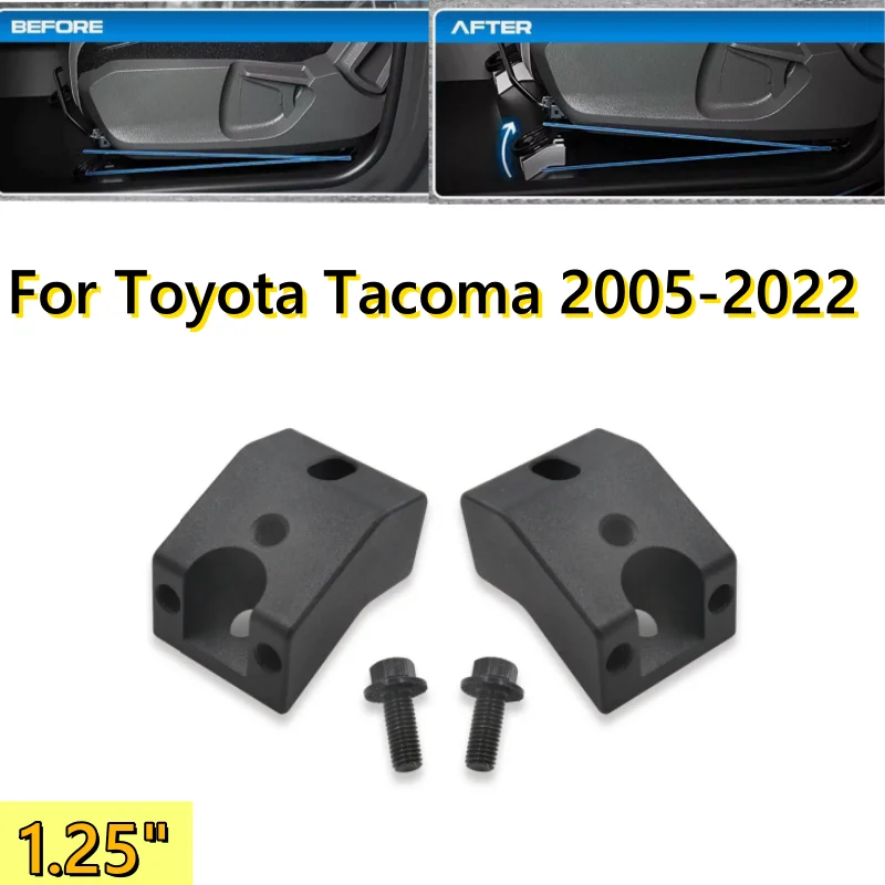 

2 шт. переднее сиденье 1,25 дюйма, проставки для сиденья Jacker, подъемный комплект для Toyota Tacoma 05-22