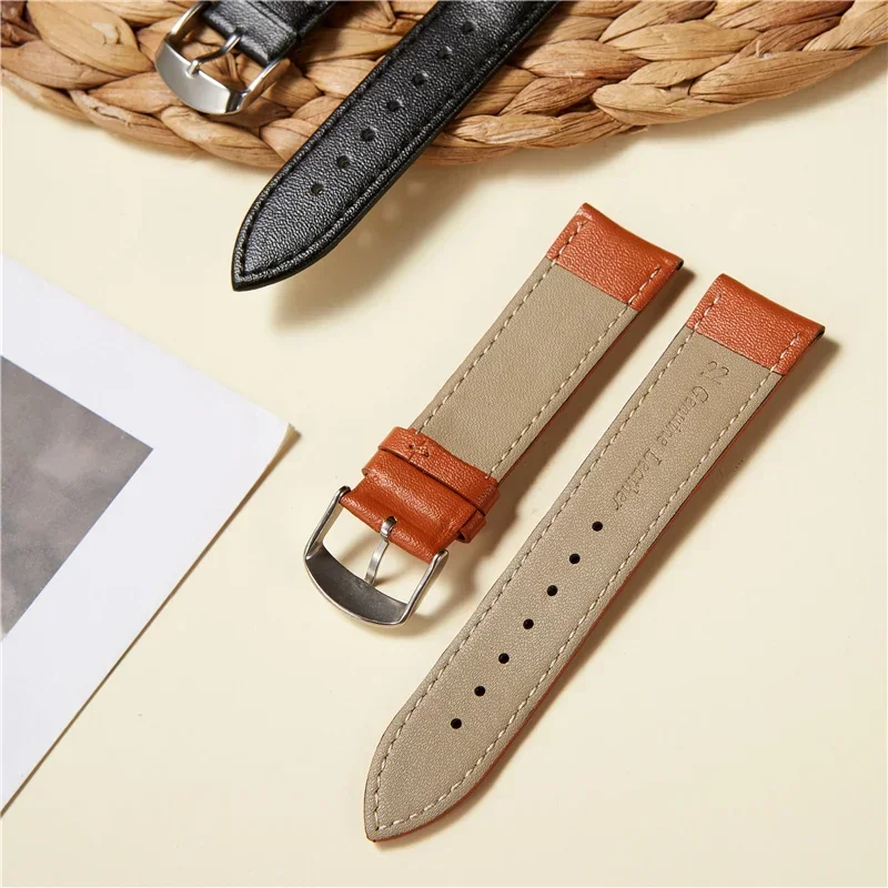 Cinturini in pelle moda 14mm 16mm 18mm 20mm 22mm Uomo Donna Bracciale Business Accessori per cinturini