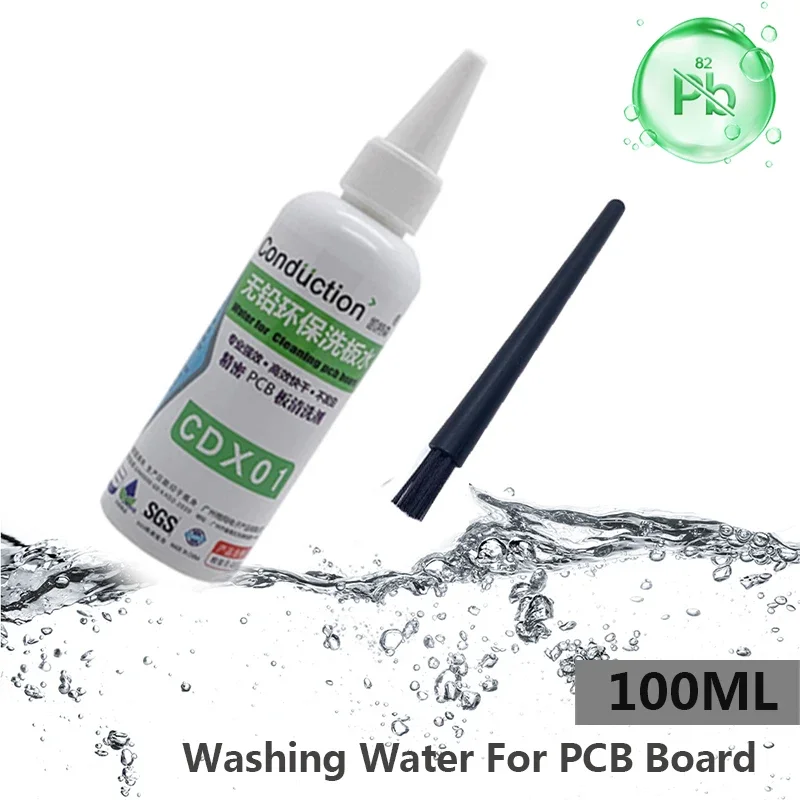 Lead-Free Board Washing Water, Cleaning dust,oil,metal dust,flux,rosin, leave no stain of the motherboard, cleaning liquid