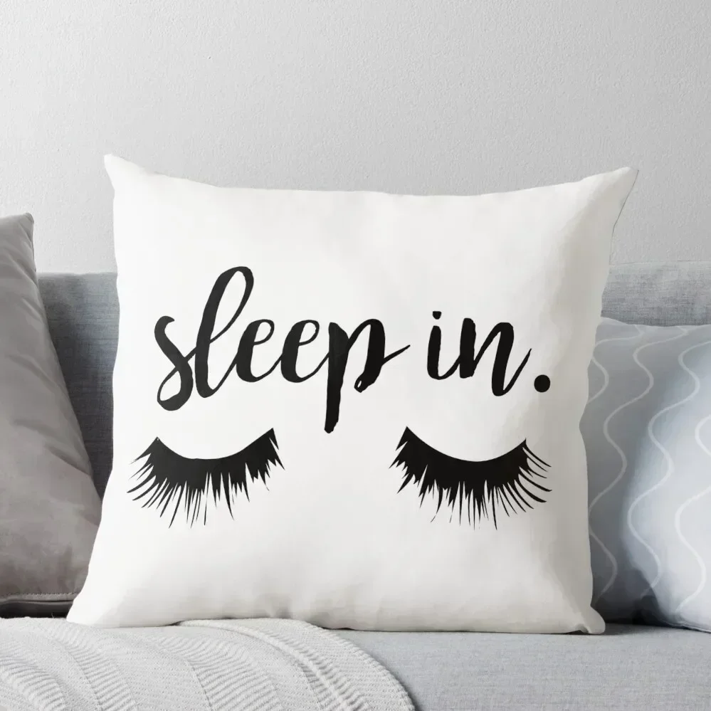 

Sleep In Eyelash Print Throw Pillow Cusions Cover Decorative pillowcase Sofa Cover pillow