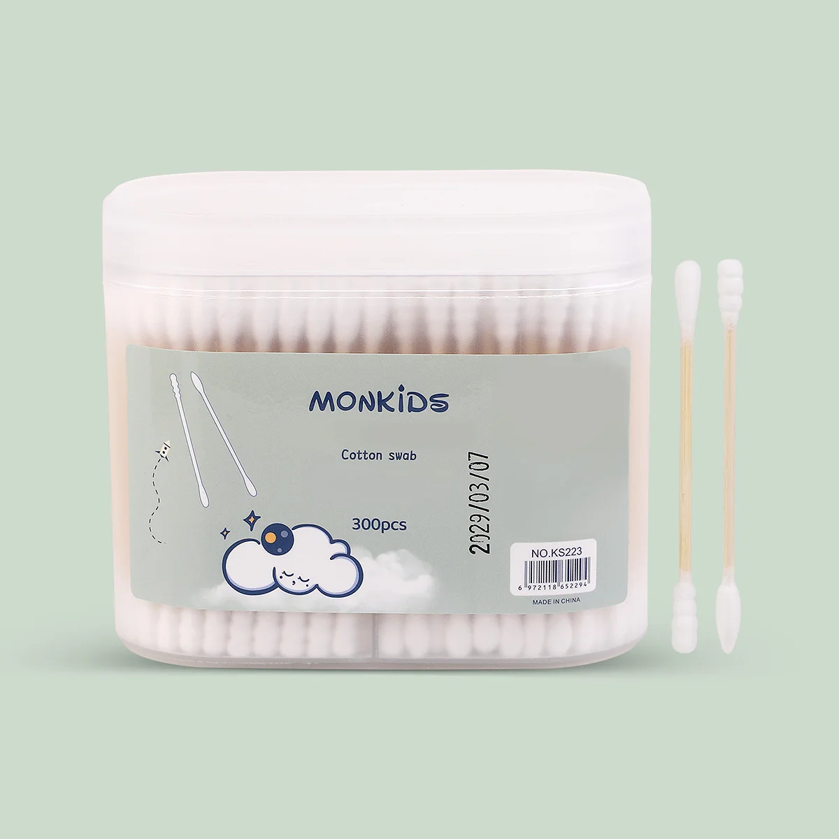 200/300/500 Ear Spoon Cotton Swabs, Multifunctional Beauty and Cleaning Tools, Ear Cleaning, Makeup and Precision Cleaning.