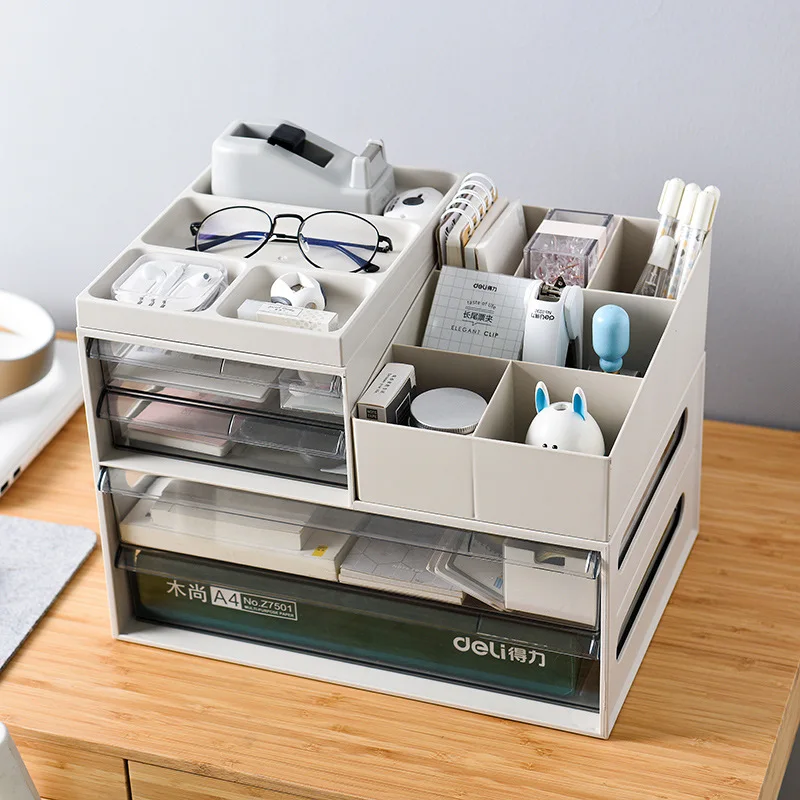 

Desktop storage box File stationery box Office supply Organizing box