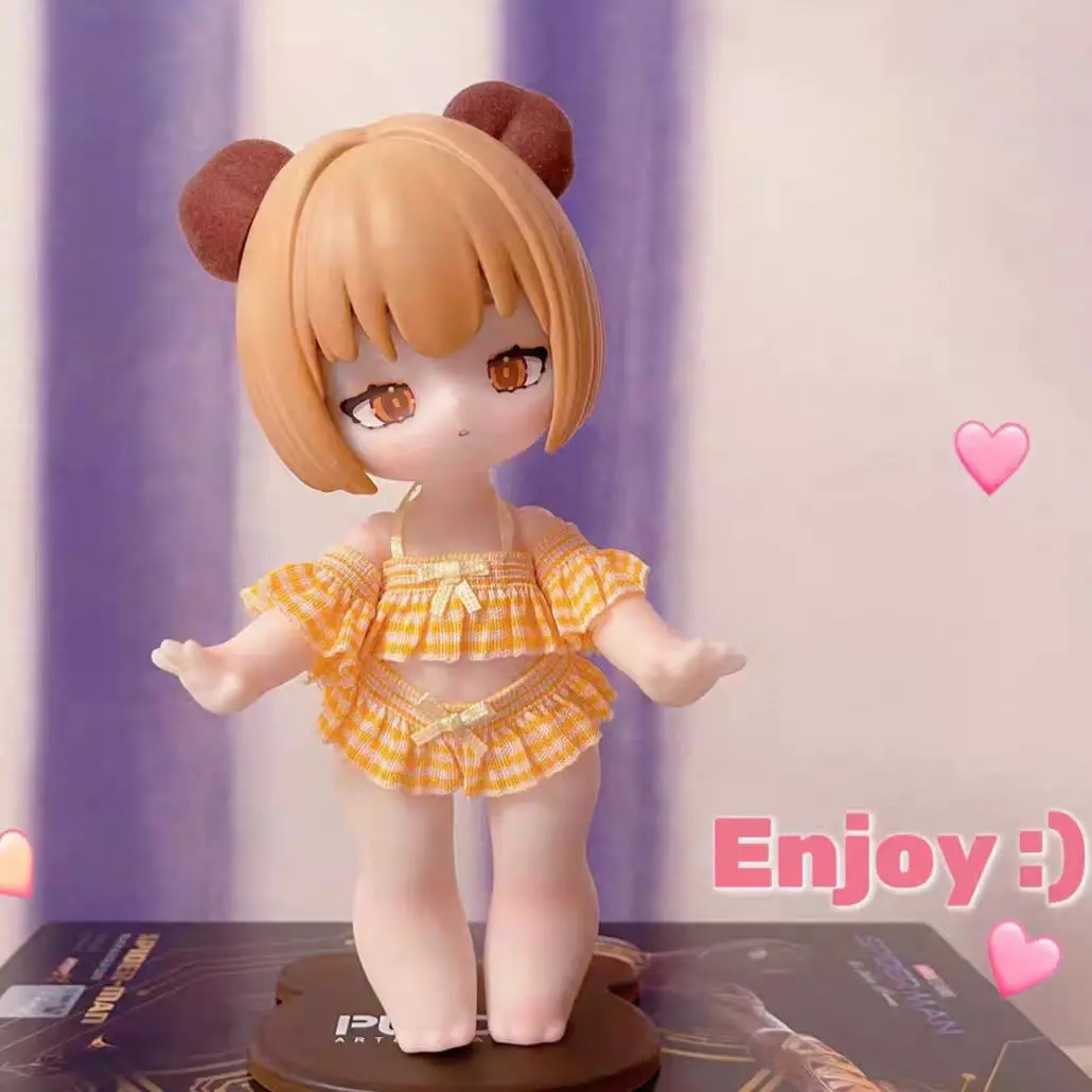 Original Swdoll 1/6 Electronic Pet Bjd Doll Puyoodoll Pocket Bear Kumako Face Shell Mjd Doll Joint Movable Doll Kawaii Model Toy