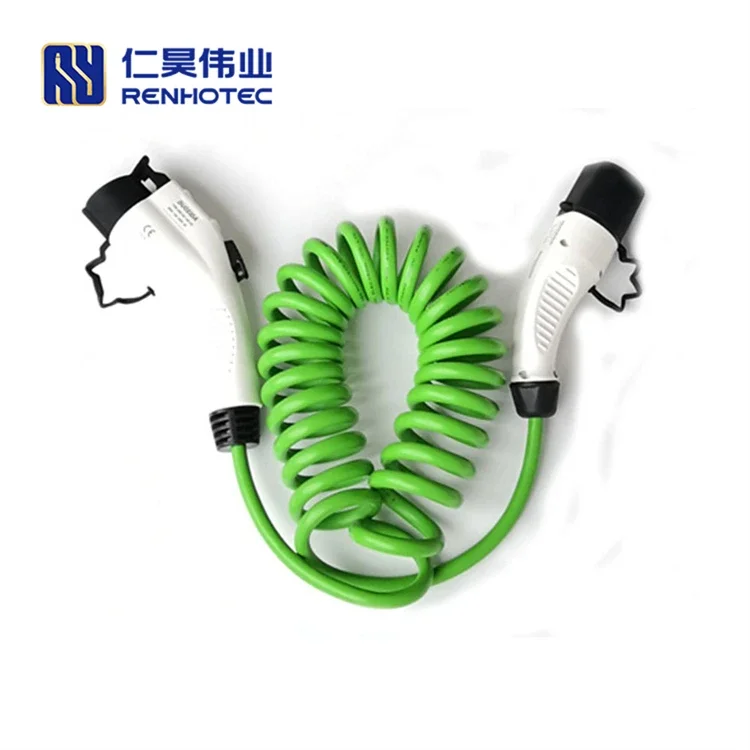 Cavo di ricarica per veicoli elettrici di tipo 2 modalità 3 da 32 A maschio a femmina