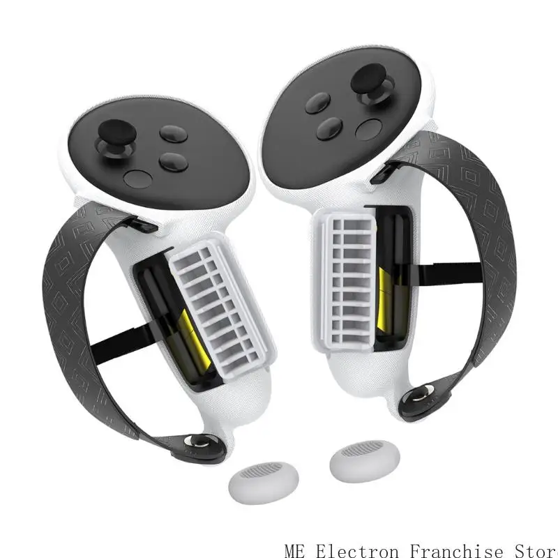 Manga silicone protetora T5ea para Quest3s Resistência a arranhões estendidos