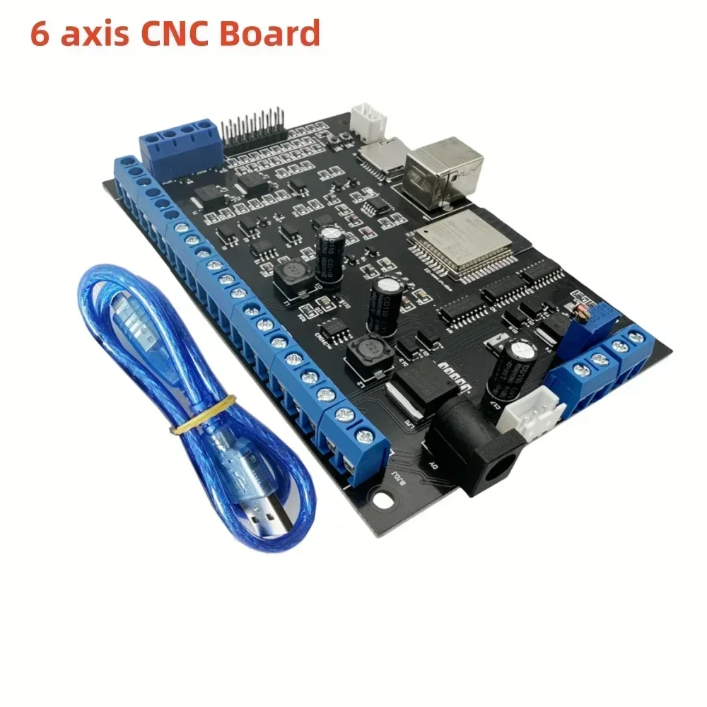 cnc controller 6 axis breakout board 32bit GRBL ESP32 wifi control panel Z probe setter sensor for cnc router milling machine