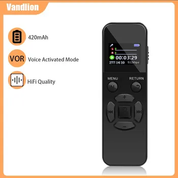 Vandlion V58 64G Digital Voice Recorder HiFi Recording Mp3 Player 192 WAV Recording WAV 40H Recorder Voice Activated