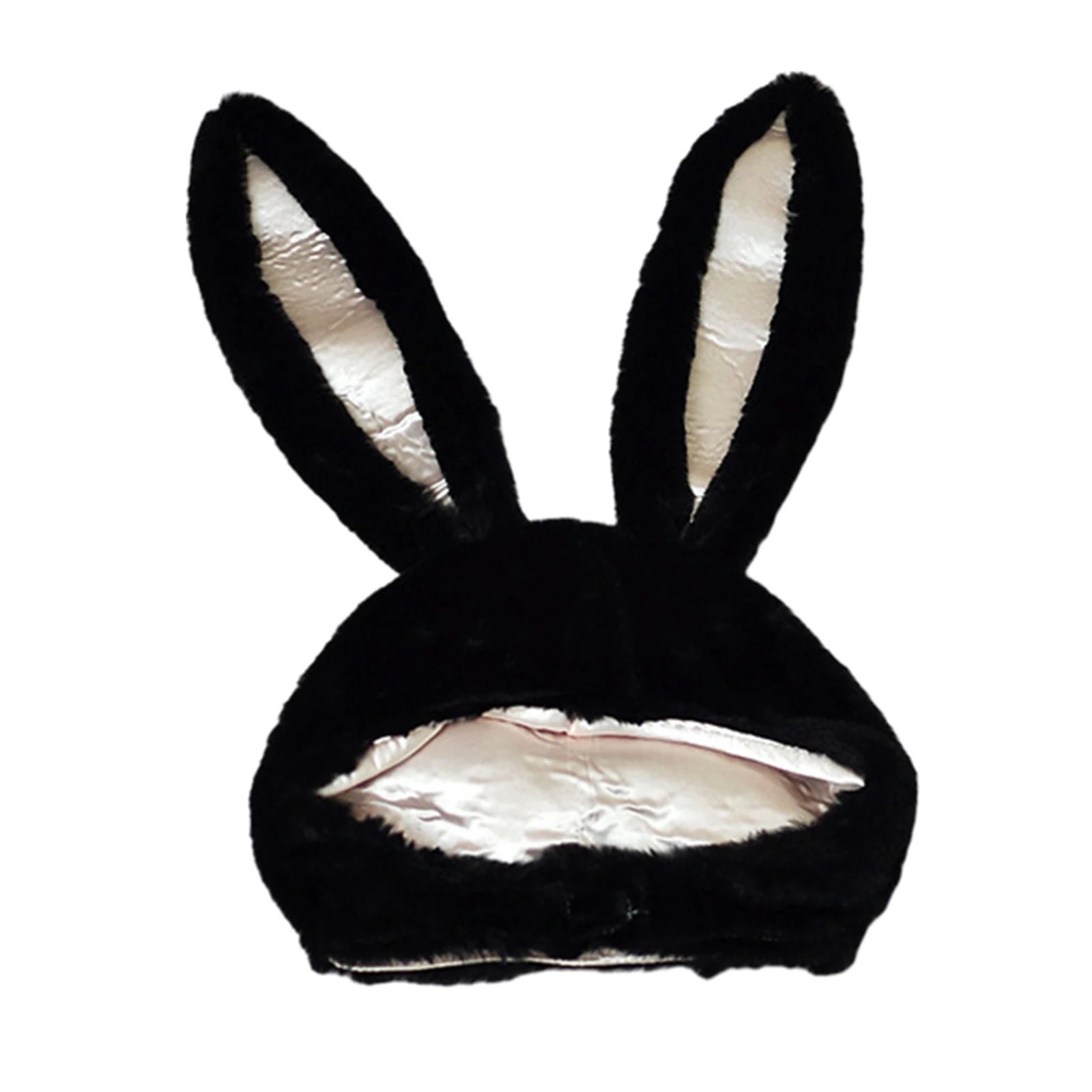 Chapeau Carnaval Oreilles De Lapin - Accessoire Fête Pâques, Halloween, Noël En Peluche Douce