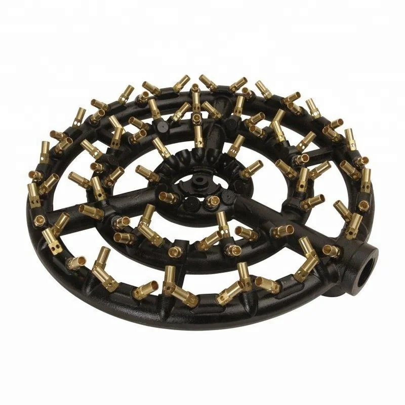 Commercial Use 88 Brass Tip Propane NG Gas Cast Iron Jet Burner
