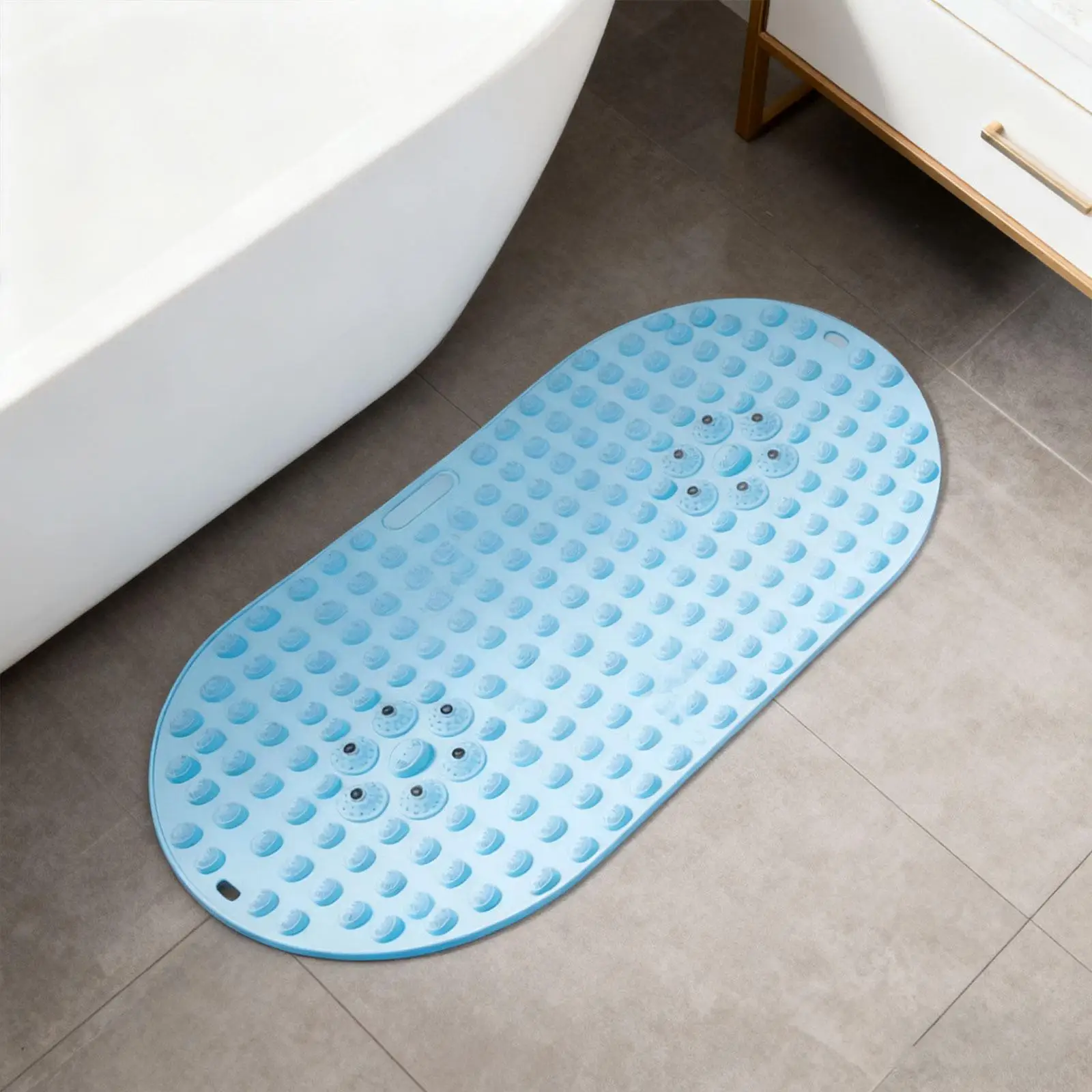 

Foot Massage Mat, Convenient Silicone Anti Slip Reflexology Mat, Foot Pressure Mat Standing Desk Mat for Office Workout