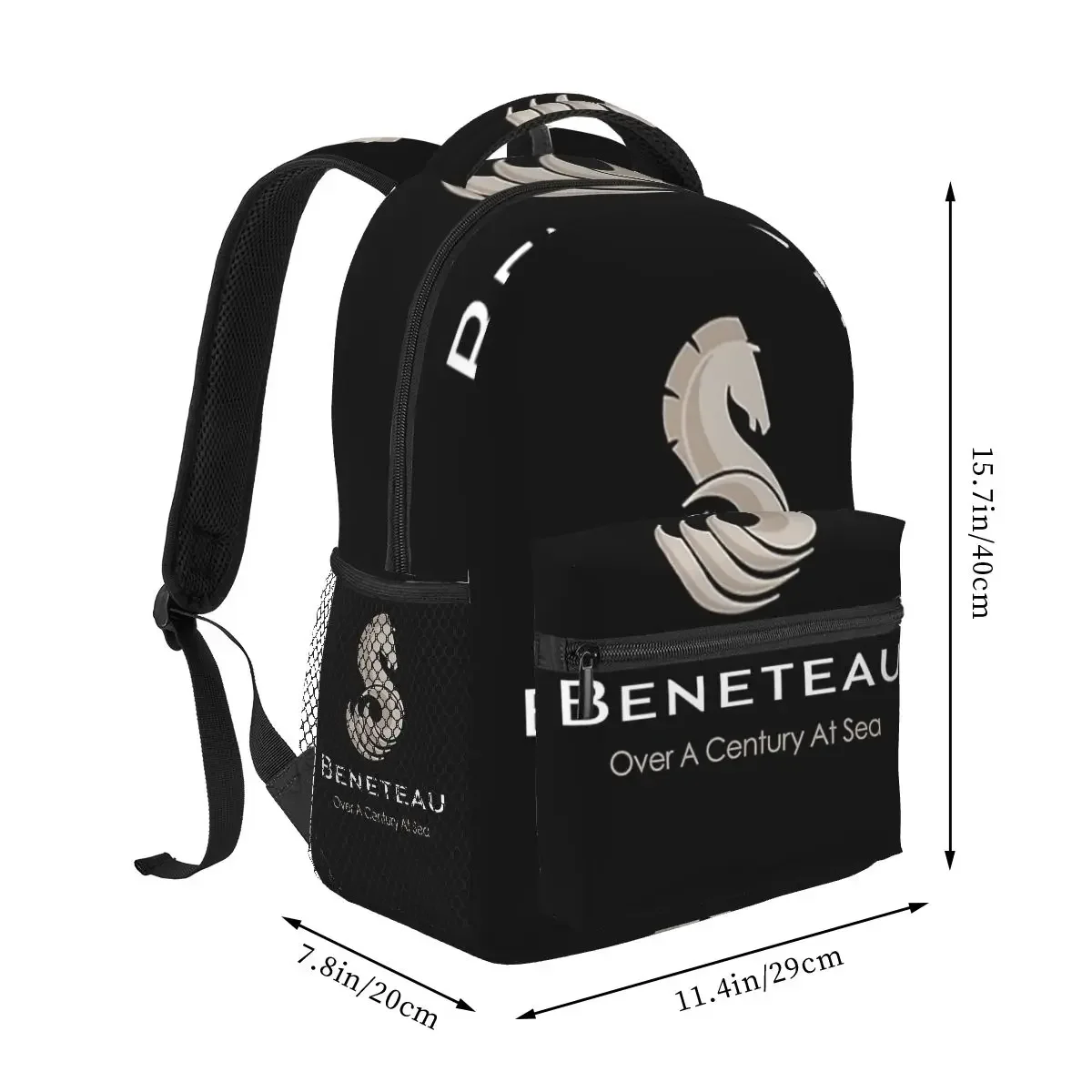 Beneteau Sailboat Sailing Yacht Backpacks Boys Girls Bookbag Children School Bags Cartoon Laptop Rucksack Shoulder Bag