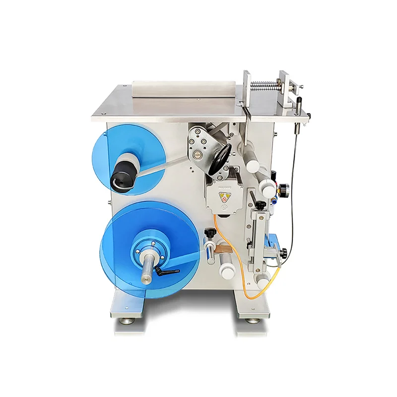 

Color Box Toy Box Transparent Label Self-adhesive Semi-automatic Right Angle Seal Anti-counterfeiting Labeling Machine