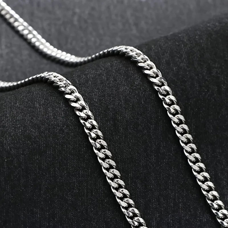 Stainless Steel Cuban Chain, with Gift Box+message Card | for Nephew | Birthday, Christmas, Graduation Family Commemorative Gift