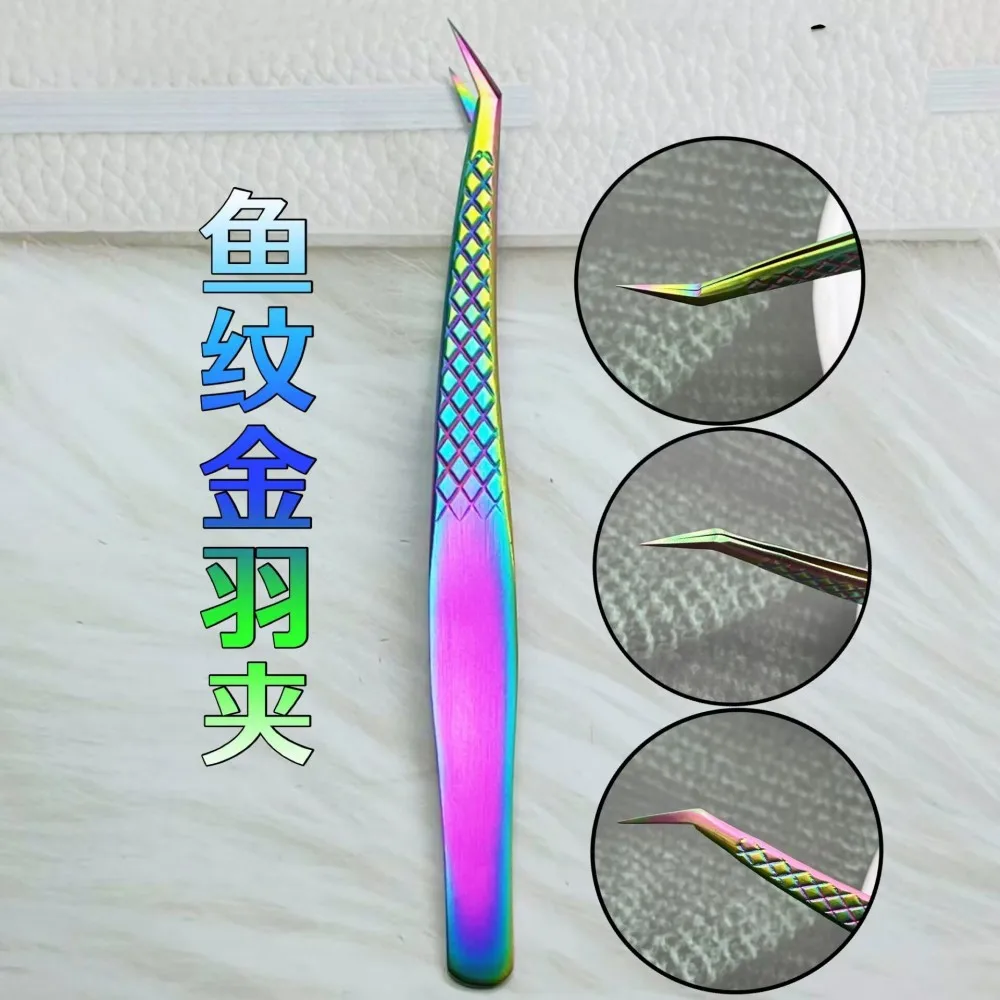 Pinça de cílios atacado ferramenta de cílios postiços pinças de cílios de aço inoxidável extensão de cílios volume pinças de chicote 20 pçs