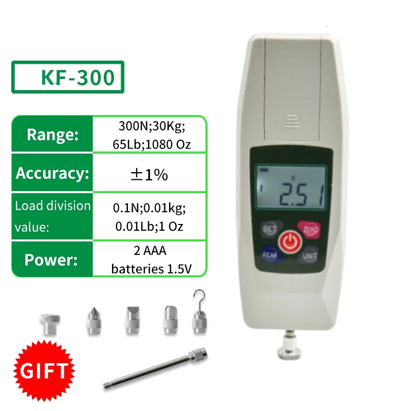 KF-300   300N;30KG ;65Lb ;1080Oz Digital Force Gauge Instead Of 300N Analog Force Gauge