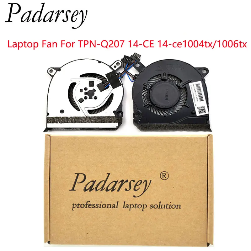 Padasey Replacement Laptop Cooling Fan for HP Pavilion 14-CE 14-CE1004TX/1005TX/1006TX TPN-Q207 14-CE0010CA 14-CE1058WM