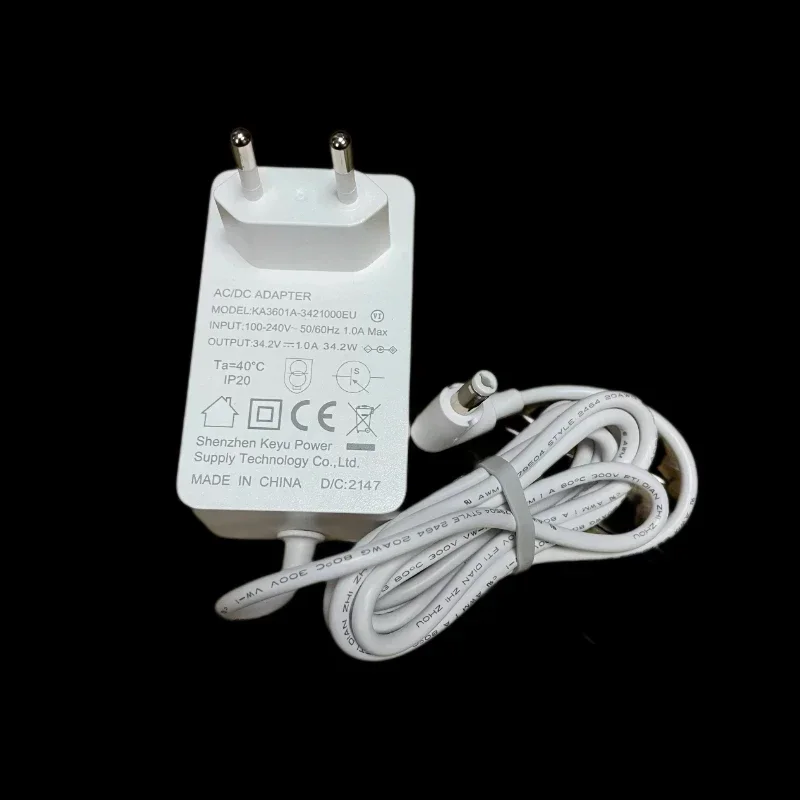 Vacuum cleaner Power Adapter for ROIDMI XCQ01RM F8 F8E Handheld cordon cleaner 34.2V 1A KA3601A-3421000EU