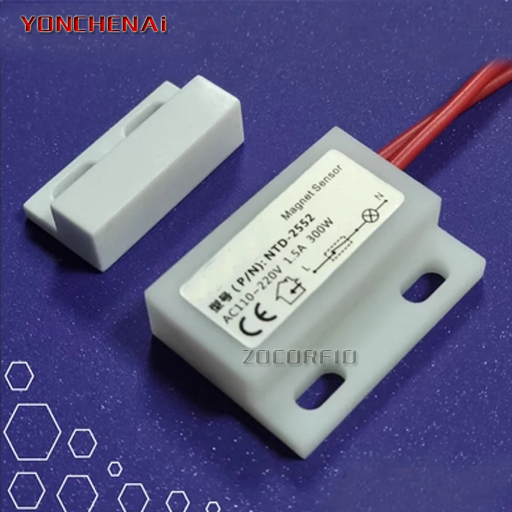 AC220V 300W Magnetic Sensor /Magnetic Reed Switch High Speed Stable Switch Use For High Power Electrical Equipment