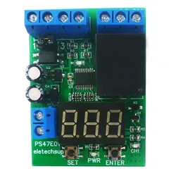 NEW Version! DC 12V 24V LED Digital Relay Switch Control Board Module Relay Module Voltage Detection Charging Discharge Monitor