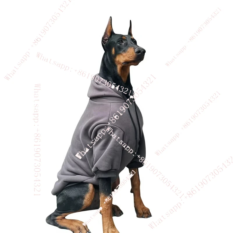 

Autumn and winter large dog trendy brand big dog pet sweatshirt Labrador Samoyed Doberman clothes spring and autumn