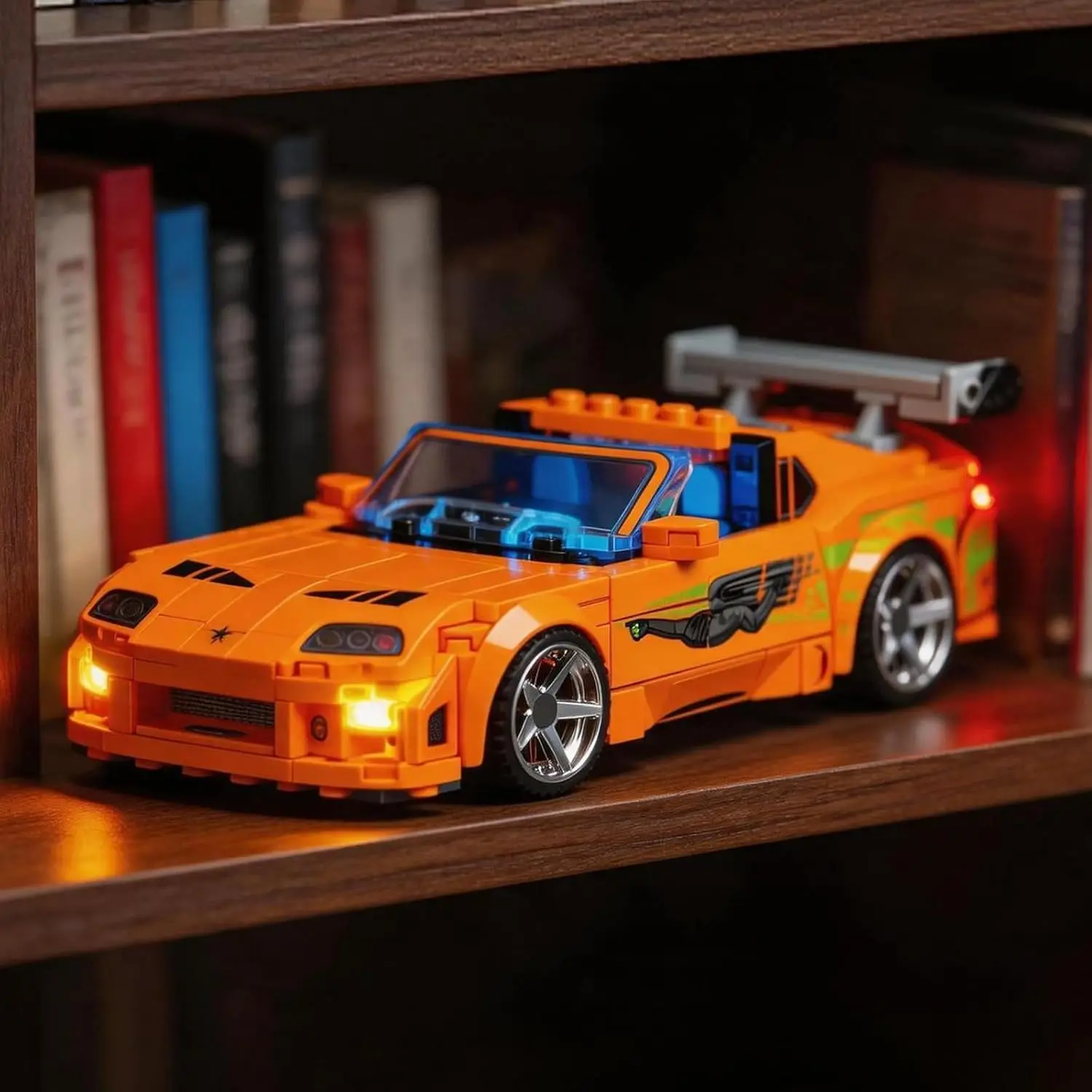 HPROSPER LED Light (No Model) For LEGO 77260 Speed Champions The Fast and The Furious Toyota Supra MK4 With Battery Box