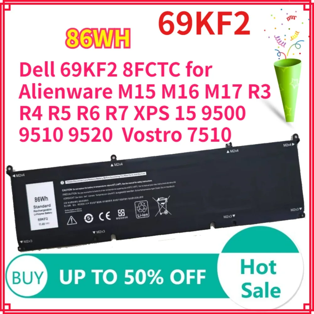 Laptop Battery 69KF…