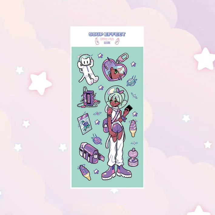 Goochelaar Lief Cool Meisje Sticker