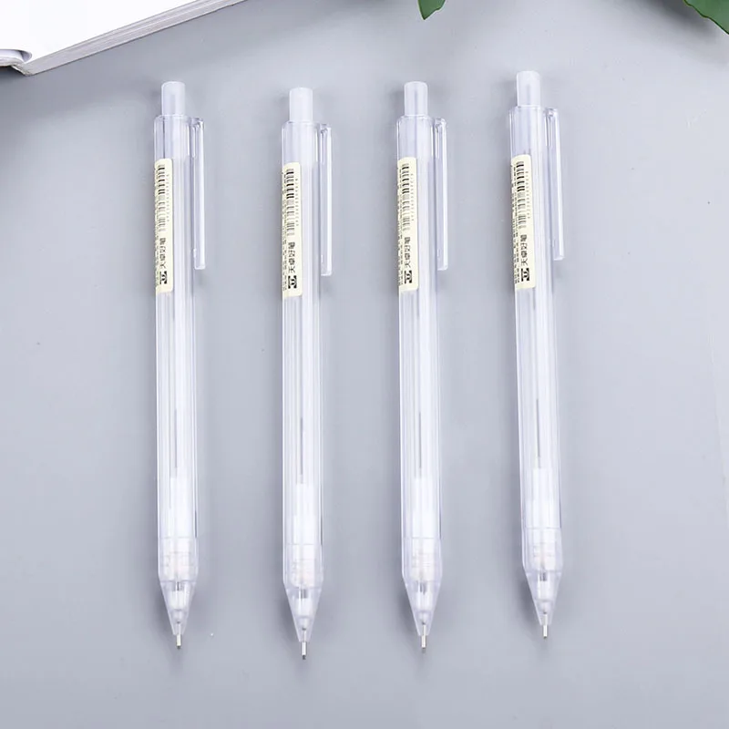 Plastics Automatic Mechanical Pencil Set 0.5 0.7mm 2B HB Black Lead Refill For Writing Art Drawing School Japanese Style